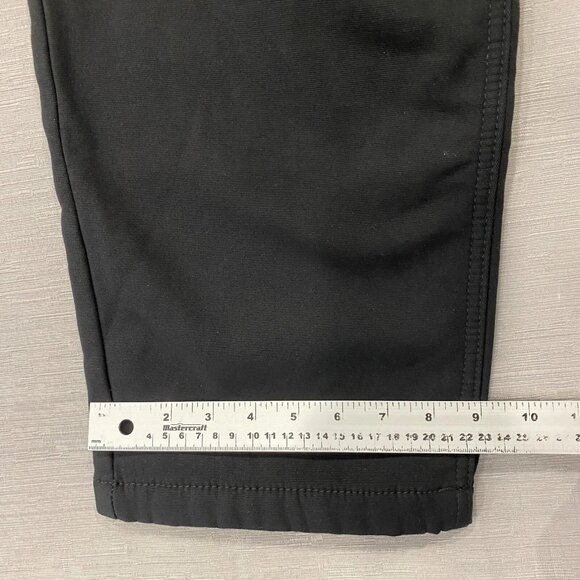 CAT Caterpillar Work Pants Mens 38 x 32 Black Canvas Fleece Lined Insulated - Picture 8 of 11